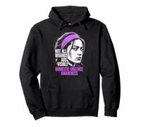 Not All Wounds Are Visible Women Domestic Violence Awareness Pullover Hoodie