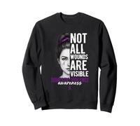 Not All Wounds are Visible Women Domestic Violence Awareness Sweatshirt