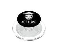 NOT ALONE Alien UFO PopSockets PopGrip for MagSafe