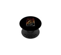 Not Alone Lion Courage Strength Retro Castle PopSockets Adhesive PopGrip