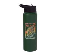 Not Alone Lion Courage Strength Retro Castle Stainless Steel Insulated Water Bottle
