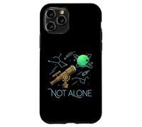 Not Alone Outer Space Galaxy Astronomy Cosmos Astronaut Case for iPhone 11 Pro