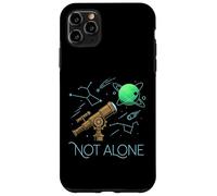 Not Alone Outer Space Galaxy Astronomy Cosmos Astronaut Case for iPhone 11 Pro Max