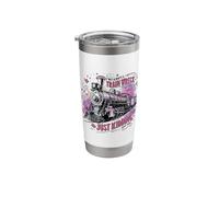 Not Always A Train Wreck Funny Retro Graphic Stainless Steel Insulated Tumbler