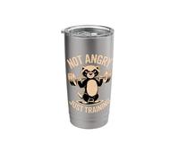 Not Angry Just Training Honey Badger Gym Stainless Steel Insulated Tumbler