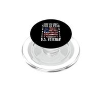 Not As Lean Still As Mean Always A U.S. Veteran Veterans Day PopSockets PopGrip for MagSafe