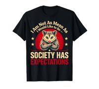 Not As Mean As I Would Like to Be Society Has Expectations Value Graphic T-Shirt
