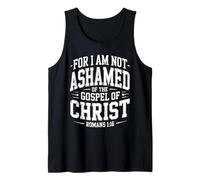 Not Ashamed Gospel Bible Verse God Jesus Christian Tank Top