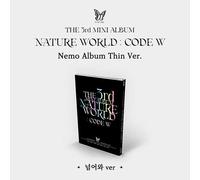 ( NOT AUDIO CD! ) NATURE NATURE WORLD : CODE W 3rd Mini Album ( NEMO ALBUM Thin Ver. ) ( 넘어와 (Come over) VER ) K-POP SEALED