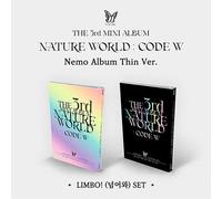 ( NOT AUDIO CD! ) NATURE NATURE WORLD : CODE W 3rd Mini Album ( NEMO ALBUM Thin Ver. ) ( LIMBO! / 넘어와 (Come over) - Random ) K-POP SEALED