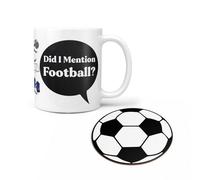 Not Available Did I Mention Football Mug Coaster Set
