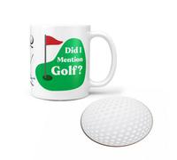 Not Available Did I Mention Golf Mug Coaster Set