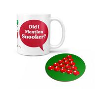 Not Available Did I Mention Snooker Mug Mug Coaster Set