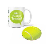 Not Available Did I Mention Tennis Mug Coaster Set