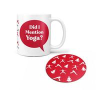 Not Available Did I Mention Yoga Mug Coaster Set