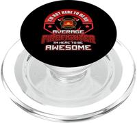 Not Average Firefighter Always Awesome PopSockets PopGrip for MagSafe