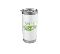 Not Bad for a Vegan - Vegetarians - Gym Workout Stainless Steel Insulated Tumbler