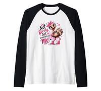 Not Boring Just Unapologetically Me Ostrich Raglan Baseball Tee