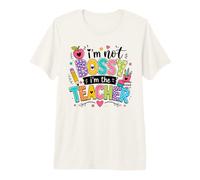 Not Bossy Just A Teacher Welcome Back to School Educator Premium T-Shirt