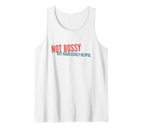 Not Bossy Just Aggressively Helpful Funny Sarcastic Humor Tank Top