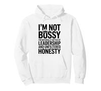 Not Bossy Naturally Gifted Leadership And Honesty Women Pullover Hoodie