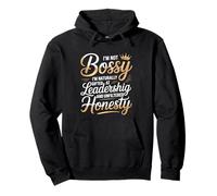 Not Bossy Naturally Gifted Leadership And Honesty Women Pullover Hoodie
