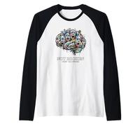 Not Broken Just Crowded Raglan Baseball Tee