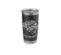 Not Broken Just Crowded Stainless Steel Insulated Tumbler