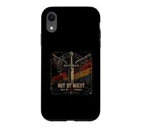 Not By Might But By His Power Christian Sword Case for iPhone XR