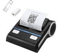 Not compatible with iphone/ipad/MAC, 80mm Bluetooth portable thermal printer, only compatible with Android/Windows, 3 inch wireless android bill printer for