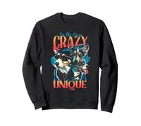 Not Crazy Just Unique Dog Sunglasses Lover Sweatshirt