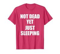 Not Dead Yet Just Sleeping, I'm Not Dead Yet T-Shirt, Men, Red Heather, 3X-Large