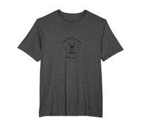 Not Dead Yet Postponing Death Indefinitely Hourglass T-Shirt, Men's Big and Tall, Dark Heather Grey, 3X Tall