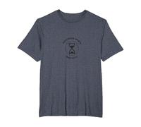 Not Dead Yet Postponing Death Indefinitely Hourglass T-Shirt, Men's Big and Tall, Heather Blue, 5X Tall
