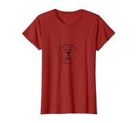 Not Dead Yet Postponing Death Indefinitely Hourglass T-Shirt, Women, Cranberry, XXL