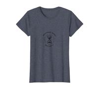 Not Dead Yet Postponing Death Indefinitely Hourglass T-Shirt, Women, Heather Blue, 3XL