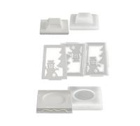 Not Deadly Elastomer Crafting Format for Individualized Celebratory Flame Displays and Donations Silicone Christmas Flame Holder Cast