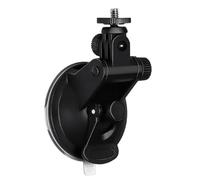 Not Drill Camera Mount with 1/4 Screw Fixing 180 Degree Double Heavy Duty Suction Cup for Security Cameras Quick Install Suction Bracket for Live Streaming