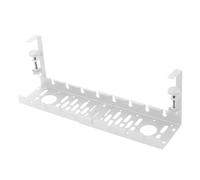 Not Drill Retractables Cable Management Tray Under Desk 20.47Inch Length Child & Pet Safe Wire Organizers Clamp On Cable Management Tray