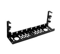 Not Drill Retractables Cable Management Tray Under Desk 20.47Inch Length Child & Pet Safe Wire Organizers Clamp On Cable Management Tray