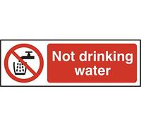 NOT DRINKING WATER SAV (PK5) 75MM X 150MM