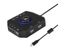 Not Driver Need USB External Sound Converters for Computer Laptop Plugs and Play Highly Definition USB
