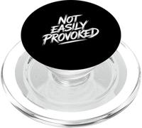Not Easily Provoked Calm Sarcastic Attitude - PopSockets PopGrip for MagSafe