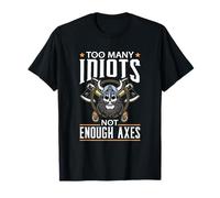 Not Enough Axes Valhalla Nordic Viking Norse Mythology T-Shirt