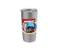 Not Enough Coffee Funny Quote Typography Art Stainless Steel Insulated Tumbler