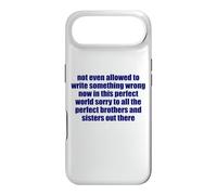 Not Even Allowed To Write Something Wrong Sarcastic Quote Case for iPhone Air