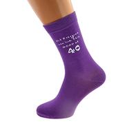 Not Everyone Can Look This Good at 40 Printed on PURPLE Womens Socks for 40th Birthday Present 2018