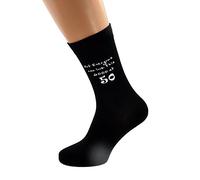 Not Everyone Can Look This Good at 50 Black Mens Socks for 50th Birthday Present