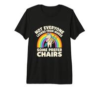 Not Everyone Learns from Words Funny Unicorn Sarcastic Meme Premium T-Shirt