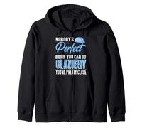 Not Everyone’s Flawless But You Can Do Glaziery Zip Hoodie